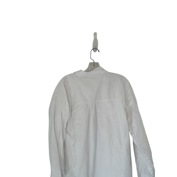 Eileen Fisher White Basic Full Button Coastal Grandma Lagenlook Jacket XXS - Picture 8 of 12